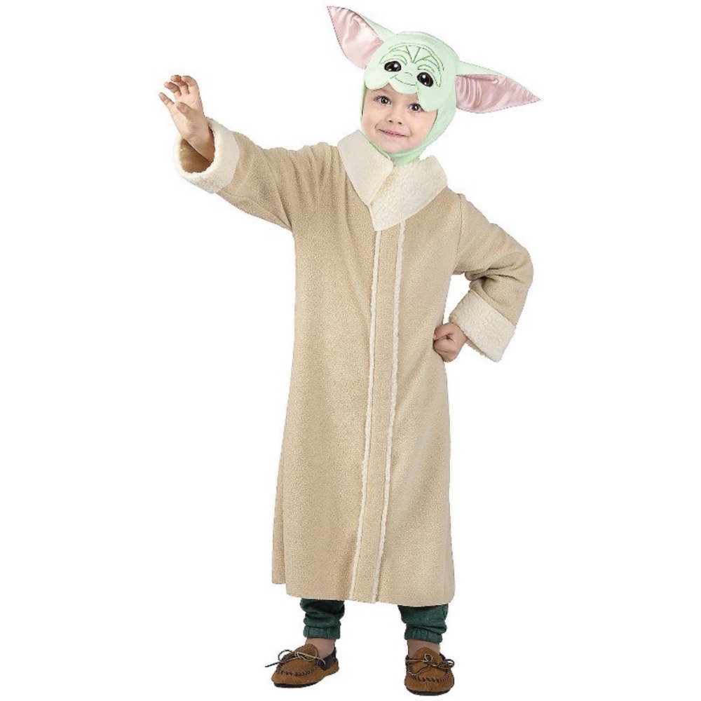 Star Wars The Mandalorian Grogu Baby Yoda Toddler Costume Size 2T-3T NEW
